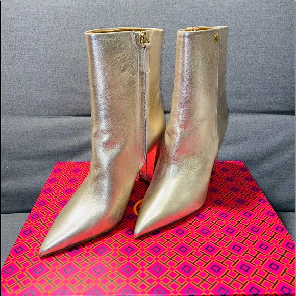 Tory Burch Metallic Boot (NWT)! - Picture 6 of 10